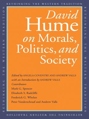cover image of David Hume on Morals, Politics, and Society